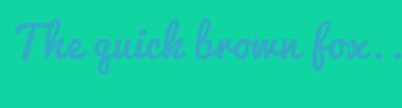Image with Font Color 32ABC9 and Background Color 11D4A3